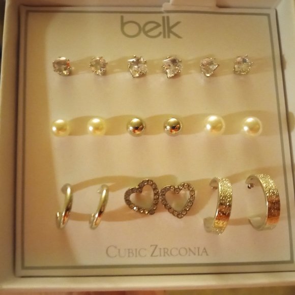 NIB earring set from Belk - Picture 2 of 3